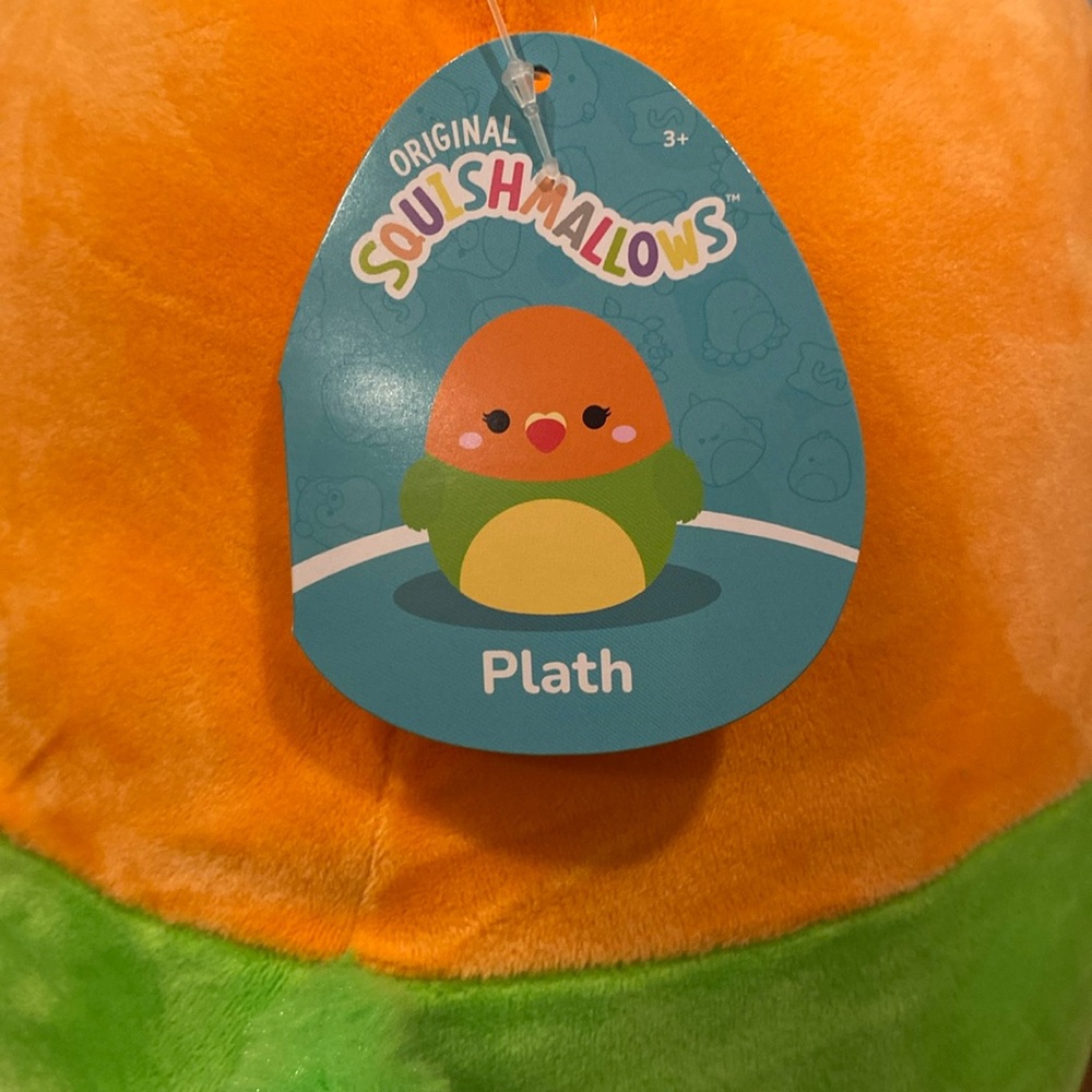 NWT! 14” Plath the Lovebird Squishmallow kids plush toys squishmallows stuffed - Picture 4 of 5